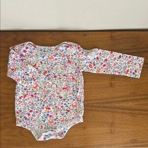 Joules printed onesie